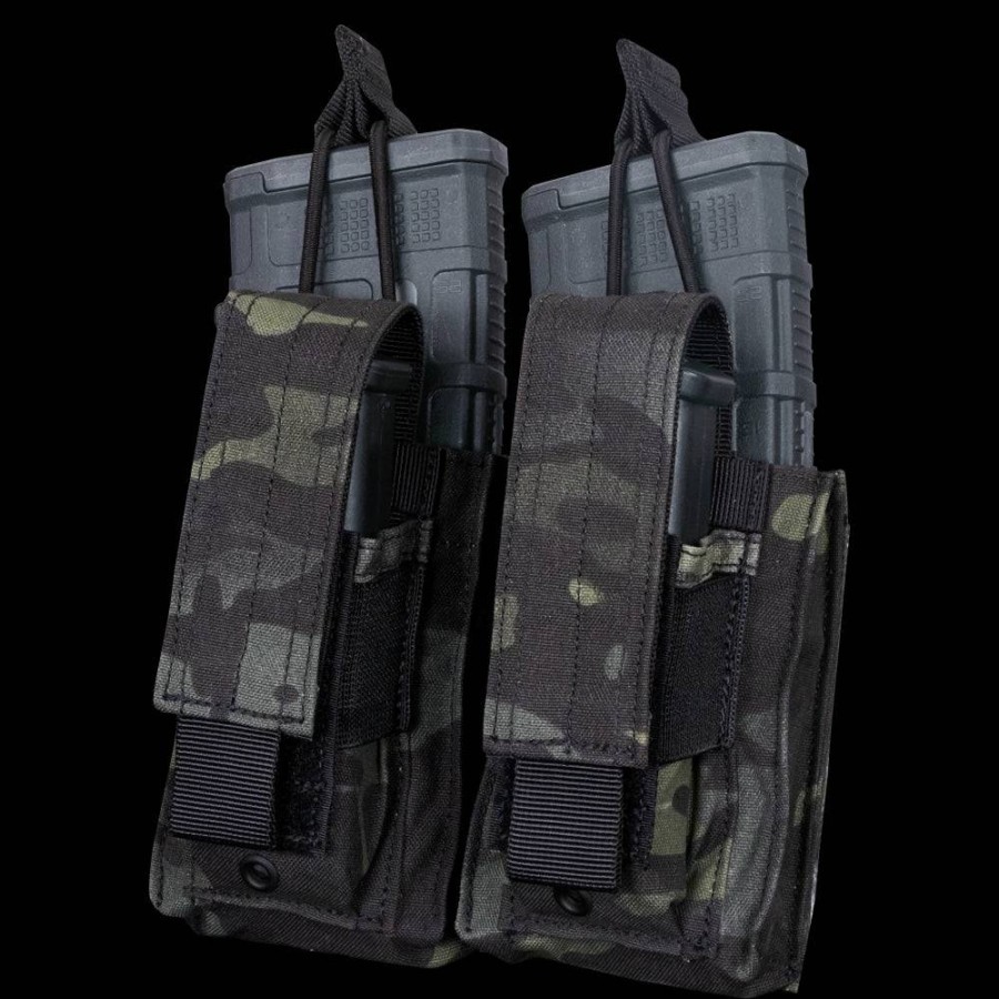 MODULAR POUCHES Condor Outdoor | Double Kangaroo Mag Pouch Gen Ii Multicam Black