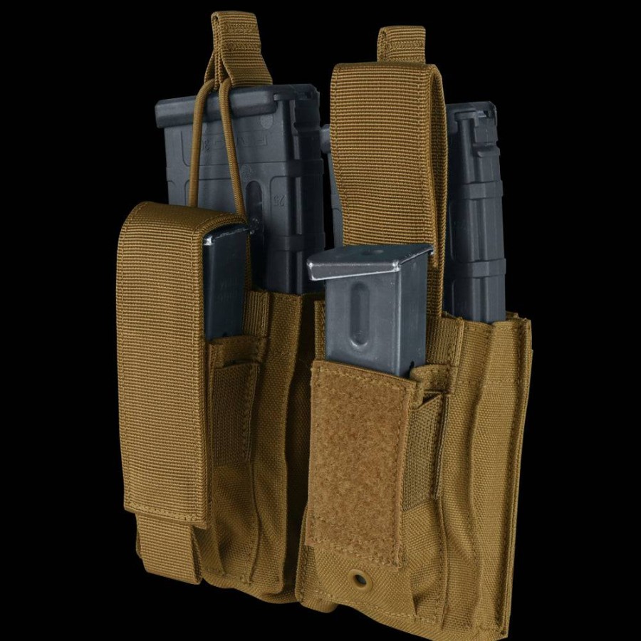 MODULAR POUCHES Condor Outdoor | Double Kangaroo Mag Pouch Gen Ii Multicam Black