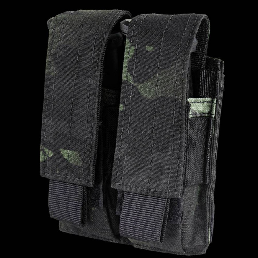 MODULAR POUCHES Condor Outdoor | Double Pistol Mag Pouch Multicam Black