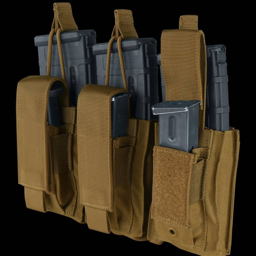 MODULAR POUCHES Condor Outdoor | Triple Kangaroo Mag Pouch Gen Ii Multicam Black