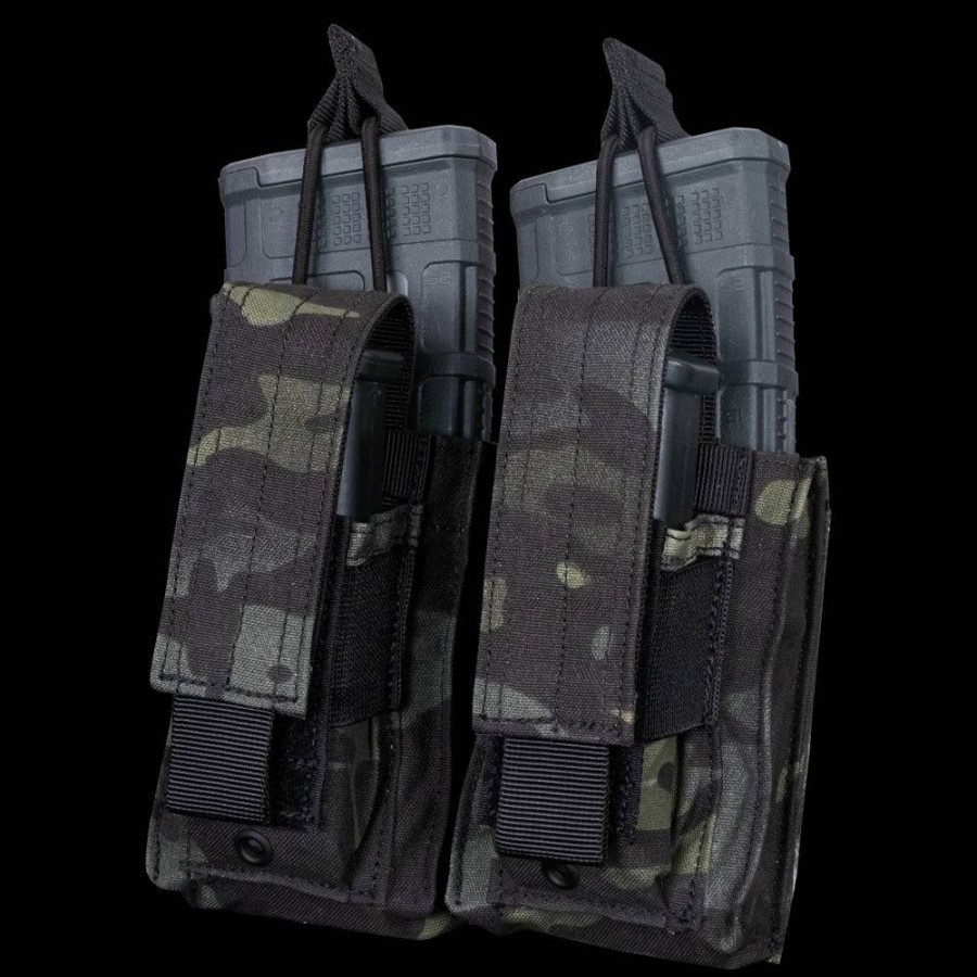 MODULAR POUCHES Condor Outdoor | Double Kangaroo Mag Pouch Gen Ii Multicam Black