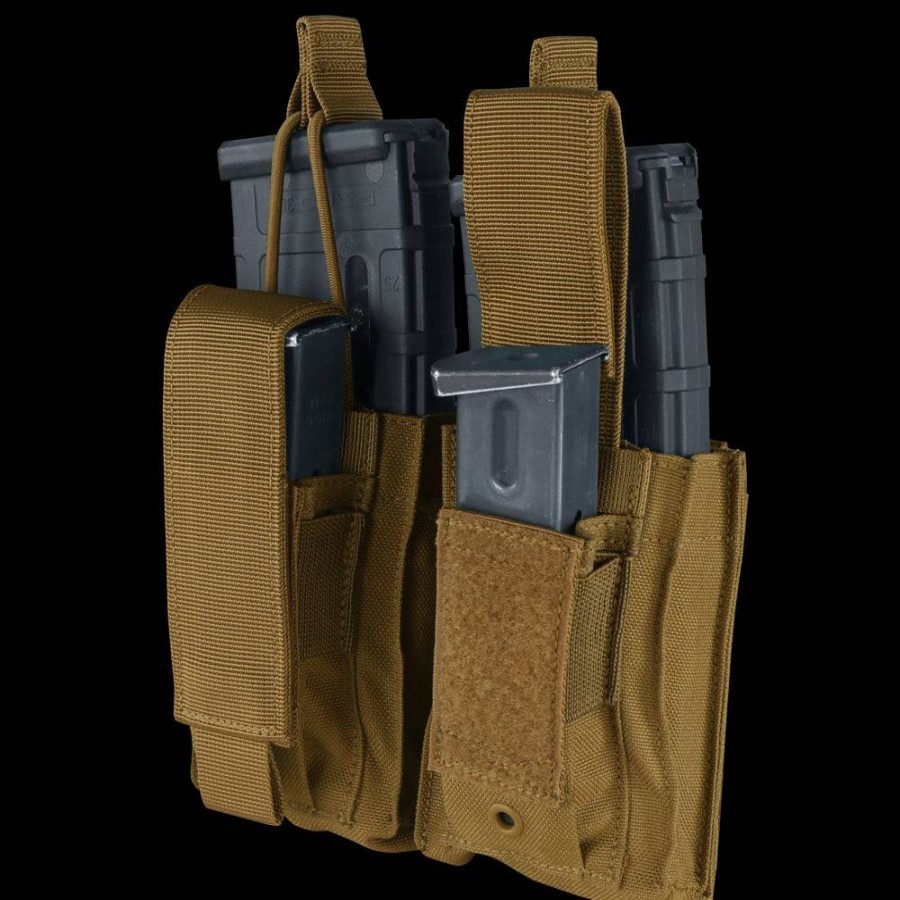 MODULAR POUCHES Condor Outdoor | Double Kangaroo Mag Pouch Gen Ii Multicam Black