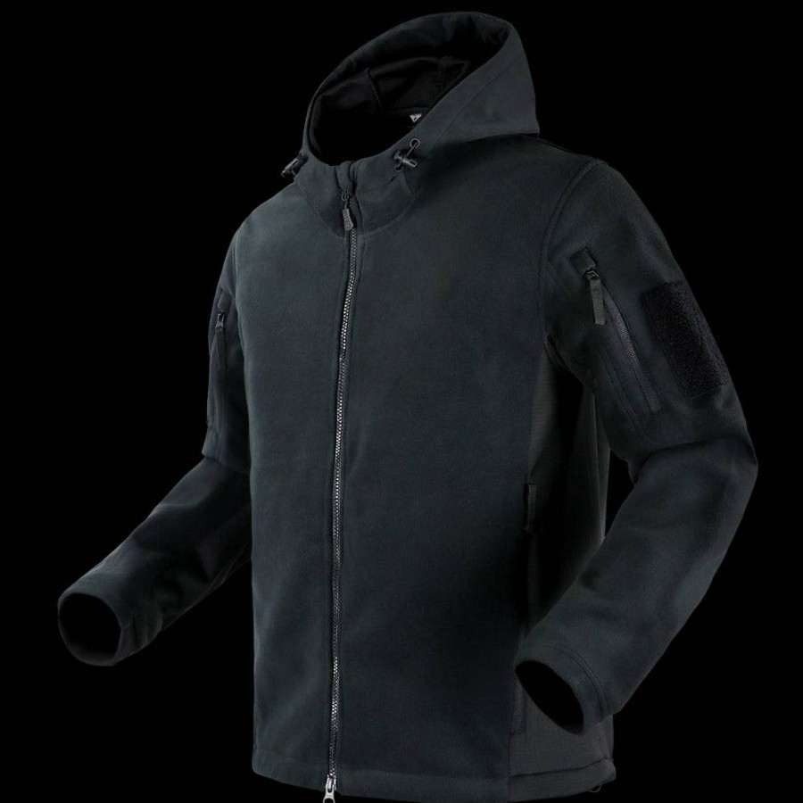 APPAREL Condor Outdoor | Meridian Fleece Hoody - Clearance Black