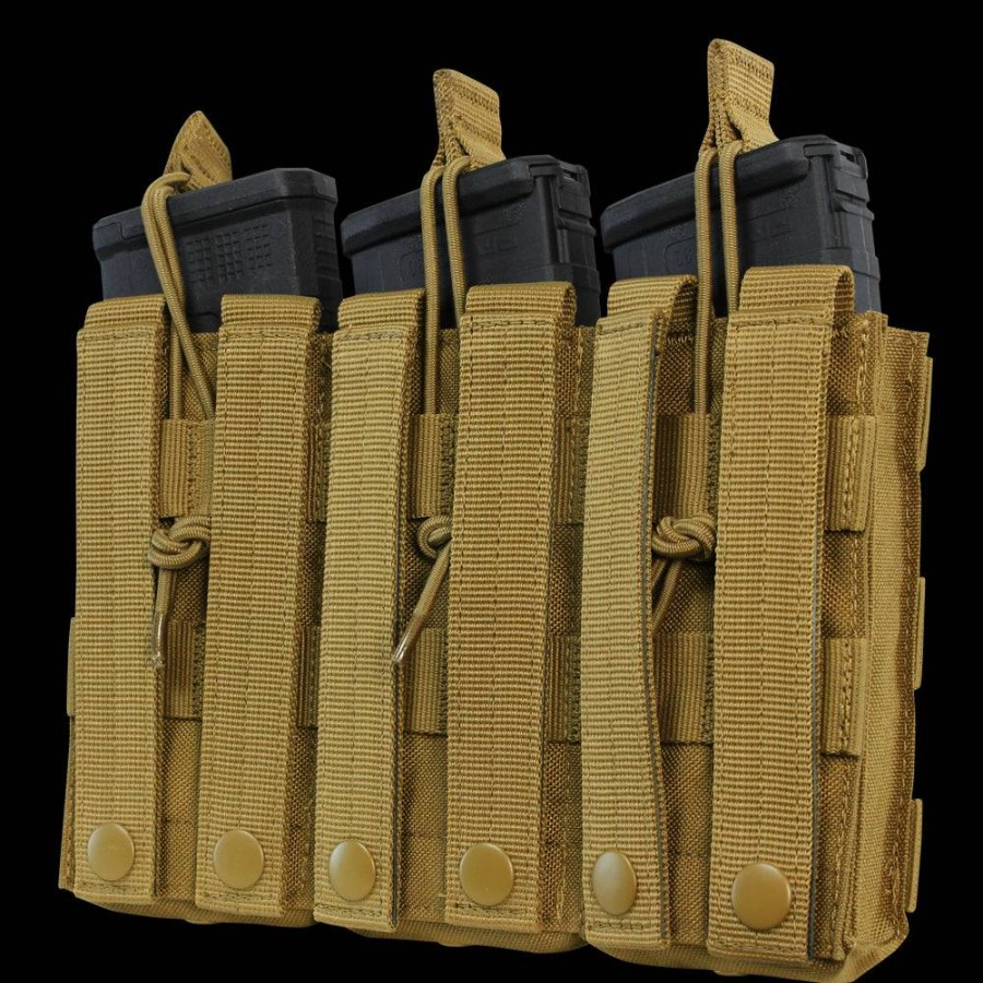 MODULAR POUCHES Condor Outdoor | Triple M4/M16 Open-Top Mag Pouch Scorpion Ocp